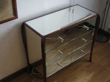 Laura Ashley mirrored chest of