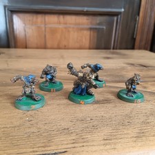 x5 Metal Converted Skaven Bloodbowl players Warhammer