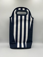 Life from Coloroll Insulated Wine Carrier For 2 Bottles Navy Blue/White