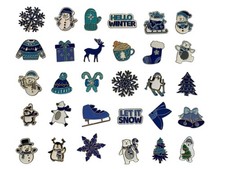 Christmas Badge Metal Enamel Pin Brooch Snowman Secret Santa Lapel BUY 2, 1 FREE