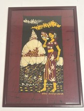 Sri Lanka Wax Batik Art Signed