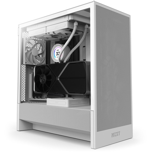 Nzxt flow midi - h5, white