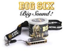 C.A. Seydel Söhne Big Six Folk Classic C Harmonica NEW