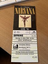 Nirvana Unused Ticket