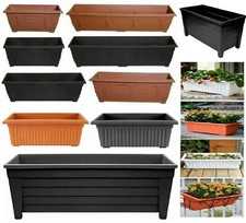 Long square plastic plant - long,