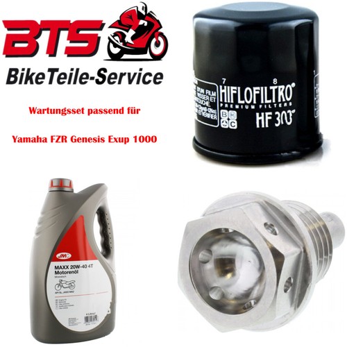 Set oil filter drain plug - 4l,