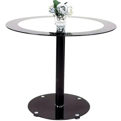 90cm round table tempered - 90cm,