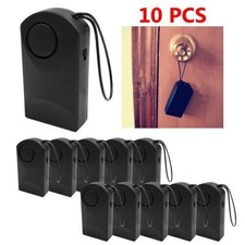 10x Home Door Handle Hanging Burglar Security Alarm Sensor Battery Operated  New