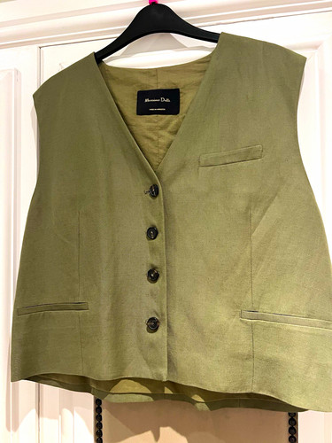 Massimo dutti green linen - dutti,