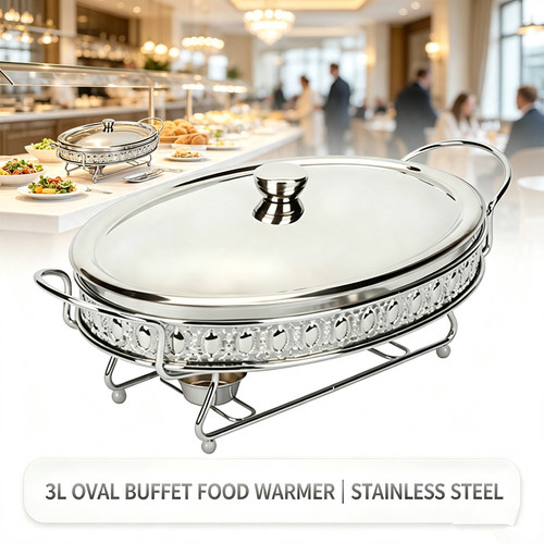 Oval stainless steel - 3l,