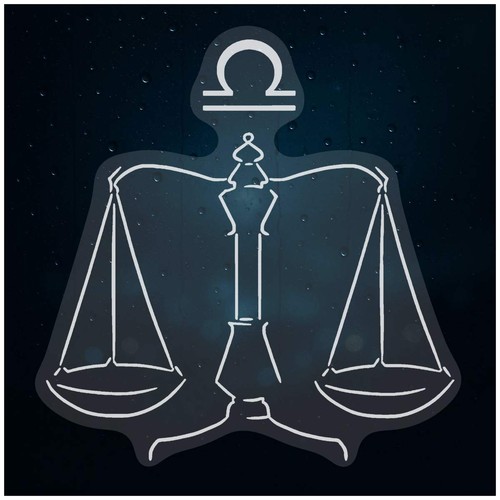 Libra scales static window - scales',