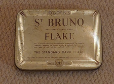 Box Tin Ogden's St Bruno Flake