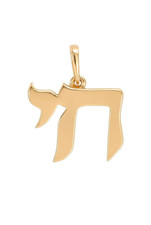 14K Solid Yellow Gold Chai