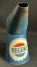 REGENT PETROL VINTAGE QUART OIL POURER JUG HAVOLINE TEXACO DISPENCER DISPLAY CAN