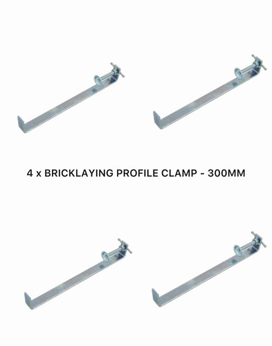 4pc bricklayers profile - profile, clamps