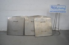 Stainless steel chuted tote bin lid For 200 litre CHUTED tote bins 16 Available