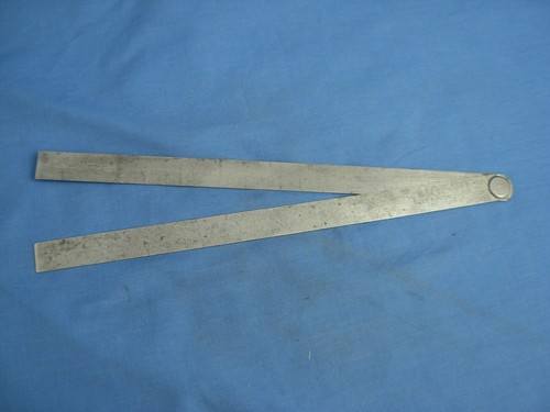 Fold steel rule - fold, with