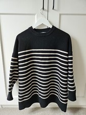 Zara Black And White Striped