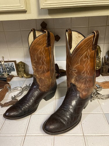 Dan post brown alligator - post,