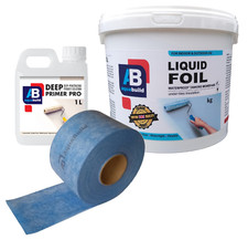 7.5 m² Waterproof Tanking Set Aqua Build Shower Liquid Foil Membrane Seal Kit 💧