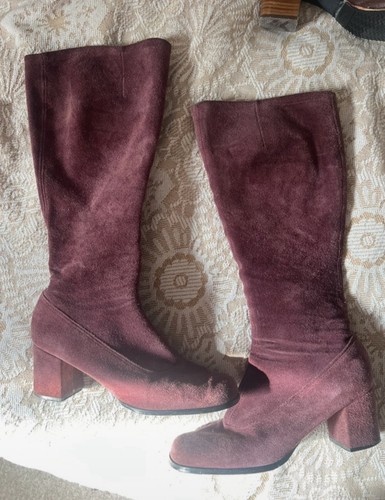 1960s 1970s plum purple