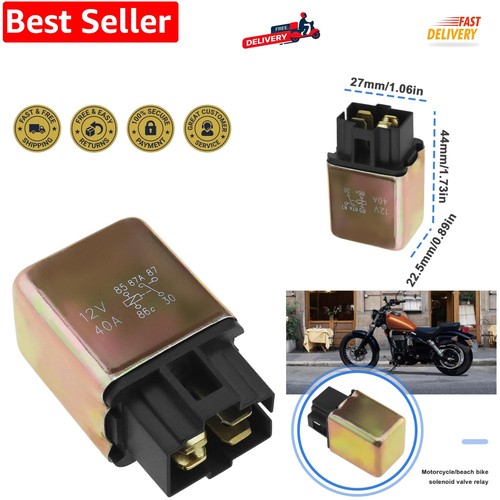 Starter motor relay 12v 40a - 40a, 4