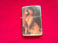 FLIP TOP STYLE TOPLESS MODEL  BRASS  LIGHTER   ( 139A ) FROM LARGE COLLECTION