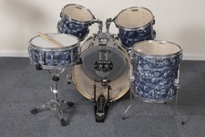 Pearl Export EXR Series 5pc Drum Kit #431 Strata Black + DW4000, Cases & more