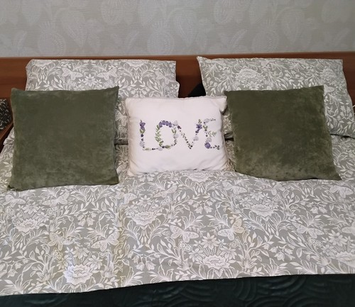 Next green floral bolster - next,