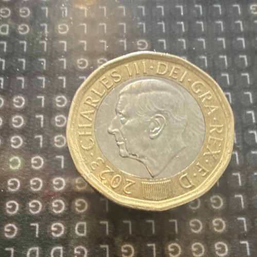 2023 one pound coin - one,