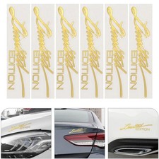 6x Limited Edition Car Logo