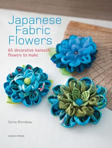 Japanese fabric flowers 65 - fabric,