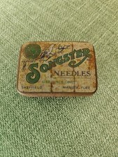 1930's Songster Gramophone Needle Tin Full Of Rusty Needles!