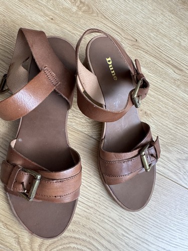 Tan leather sandals - sandals, (size