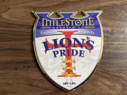 Football beer pump clip - beer,