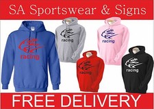  ADULT APRILIA FACTORY RACING MOTORBIKE  MOTORCYCLE CUSTOM HOODIE  S-XL