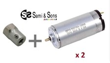 2 x Motor+Coupling for EASYCUT Electric Doner Kebab Slicer / Knife