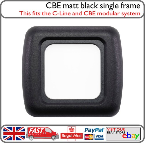 Cbe matt black single - black, frame