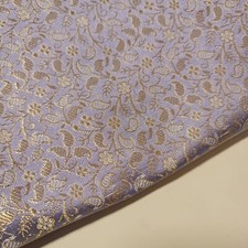 Floral Paisley Gold Metallic
