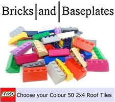 LEGO SLOPE ROOF TILES 2x4 -