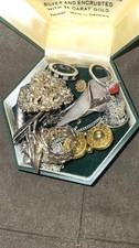 Job Lot. Jewellery. Hallmarked Marked Silver, HallMarked Gold Pieces