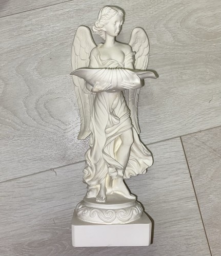 Angel ivory colour statue - angel,