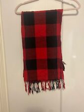 Doc Martens Red & Black Tartan Scarf Large