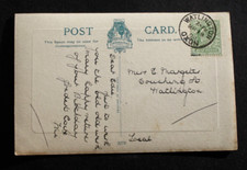 Watlington, Oxon. 1908 postmark on a Oxon. postcard to Miss. Edie Margetts, Cous