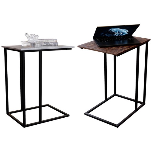 Wooden sofa side table - wooden, coffee