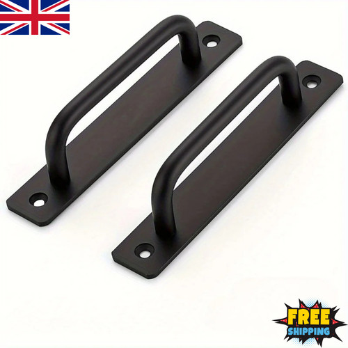2pcs black door - door, handles