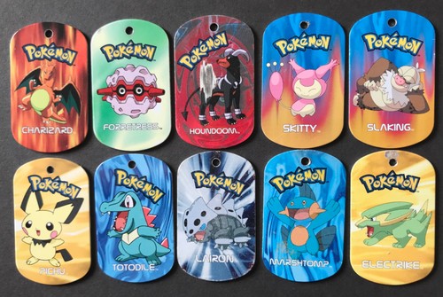 Pokemon metal tags tag - metal,