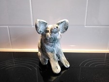 Hand Made Pottery Pig with rustic finish approximately 12cm high