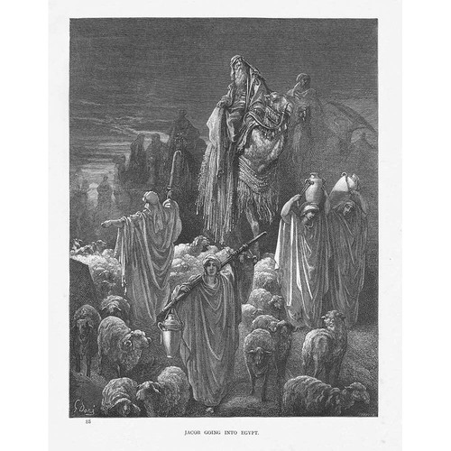 Gustave dore jacob going into - jacob,