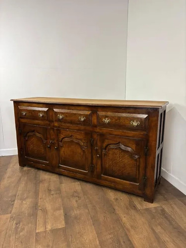 Georgian style oak sideboard - georgian,